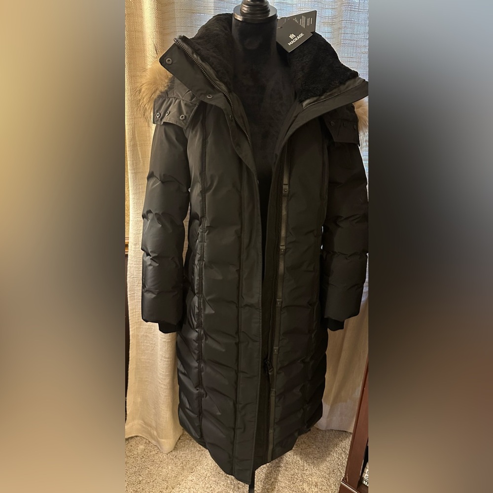 NWT Mackage Black Jacket with Plush Lining